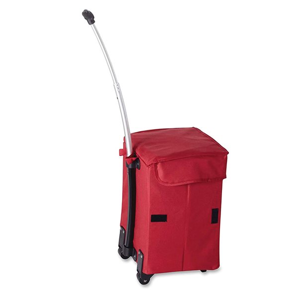 Dbest Products Collapsible Shopping Cart 17 x 13 x 11 in red