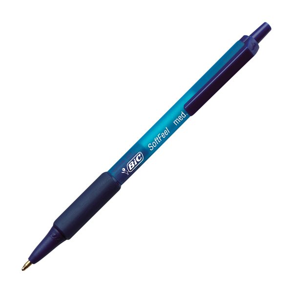 Soft Feel® Retractable Ballpoint Pen - Blue