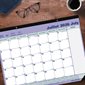 Calendrier sous-main académique mensuel classique (2026-2027) - 16 x 21,25 po 