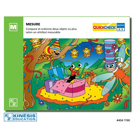 Livre d'exercices Quickcheck™ Math Mesure (Maternelle)