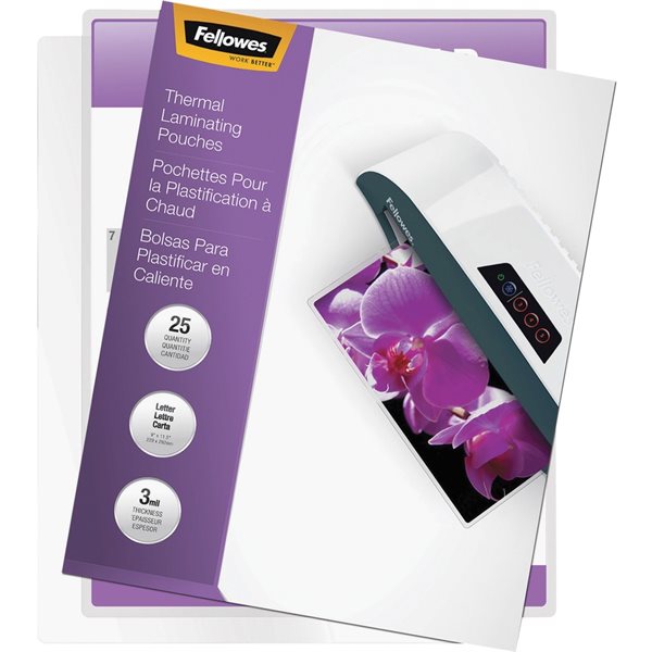 ImageLast™ UV Protection Thermal Laminating Pouches - 3 mil - Letter - Package of 25