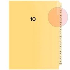 Quest Numerical Litigation Index Dividers 1 to 12 #10