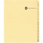 Quest Alphabetical Litigation Index Dividers A to L D