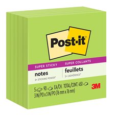 Post-it® Super Sticky Notes limeade