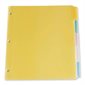 Poly Insertable Tab Dividers 5 tabs