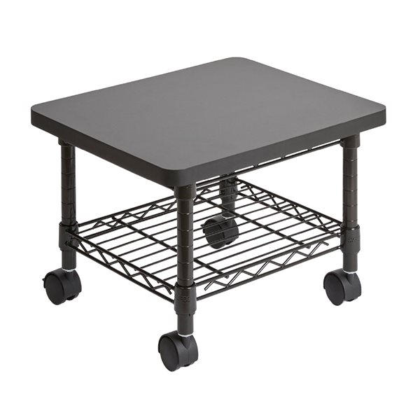 Under-desk printer/fax stand