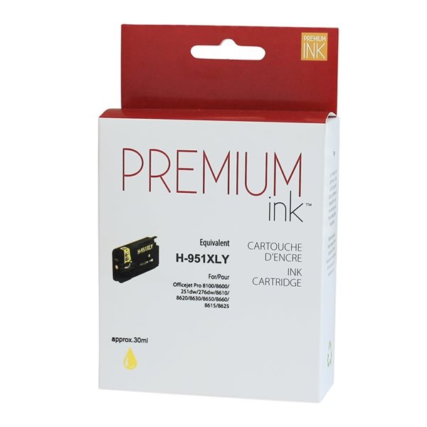 Compatible High Yield Inkjet Cartridge - Yellow