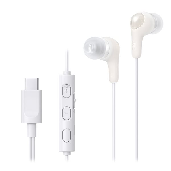 JVC Gumy Connect USB-C Earbuds - Coconut white