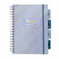 Haze Ruled Project Notebook - Blue