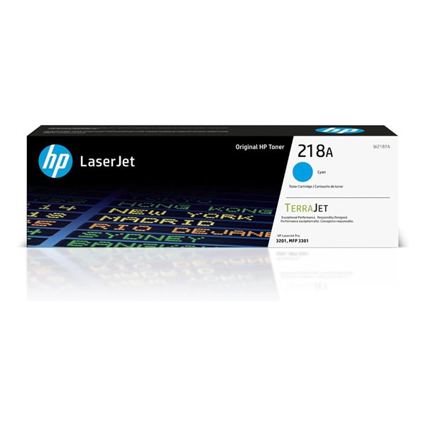 HP 218A Toner Cartridge - Cyan 