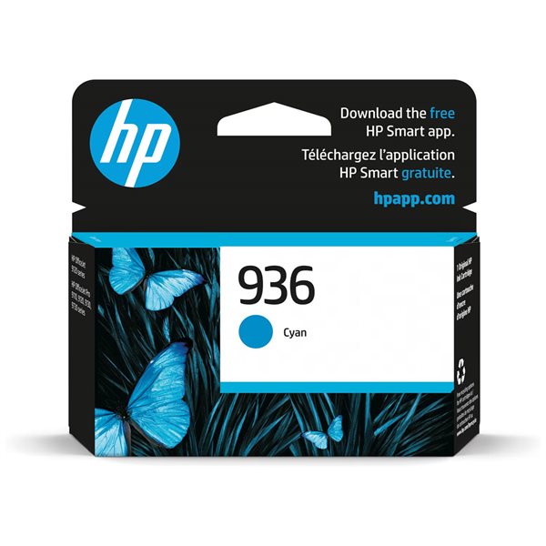 HP 936 Inkjet Cartridge - Cyan