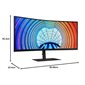 Moniteur panoramique incurvé de 34 po Ultra WQHD