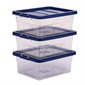 Boîte de rangement empilable en plastique - 15 L