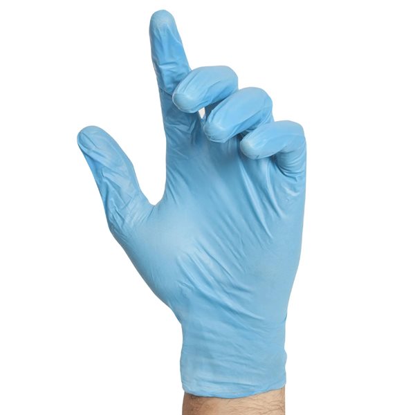 Gants d’examen jetables Vitridex - Bleu - Grand