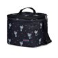 Super Snack Lunch Box - Petals - Black