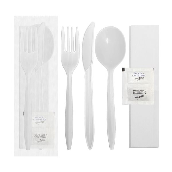Table Accents Plastic 6-Piece Food Kit