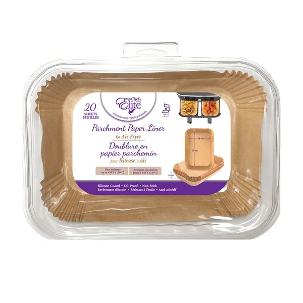 Doublure en papier parchemin pour friteuse à air  Chef Elite