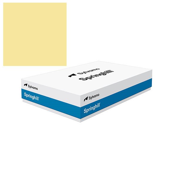  Springhill® Opaque Multipurpose Coloured White Paper - 60 lb - Canary