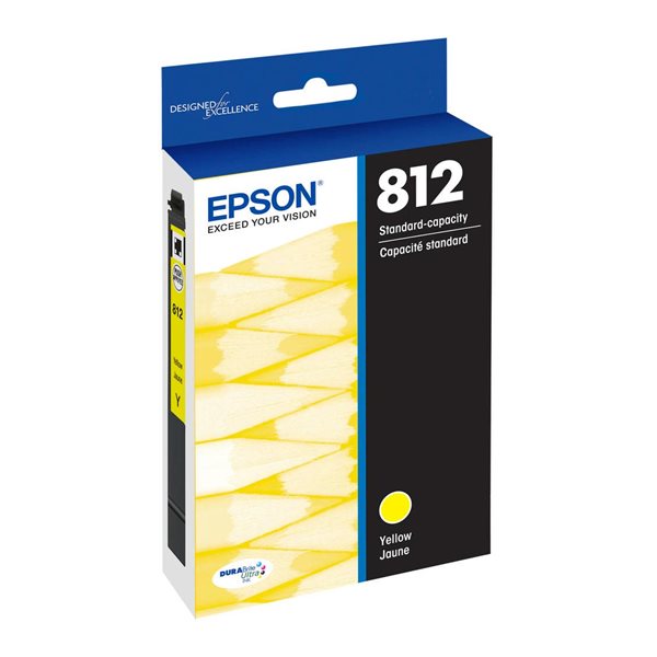 Cartouche jet d’encre T812 Jaune