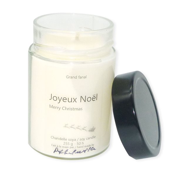 Bougie de soya parfumée Joyeux Noël