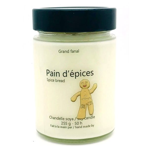 Spice Bread Soy Candle - White