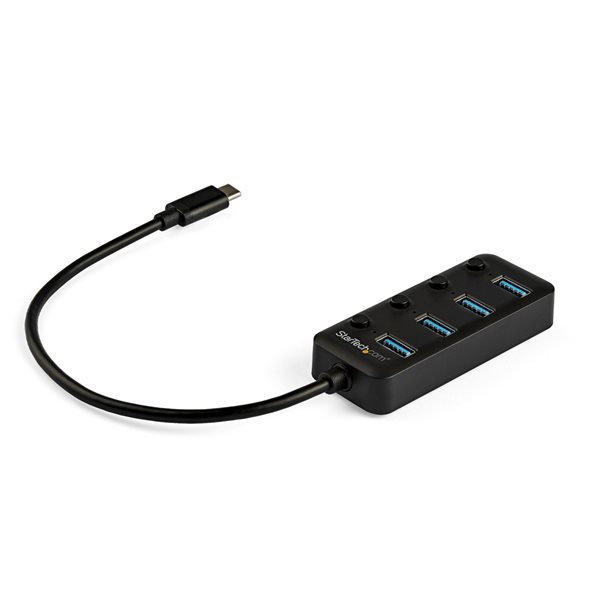 Concentrateur USB-C vers USB-A 3.0 à 4 ports