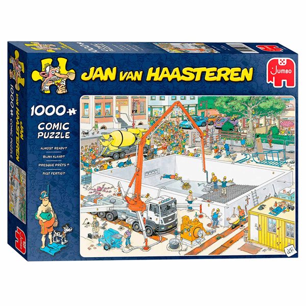 Casse-tête Jan van Haasteren 1000 morceaux Presque prêts ?