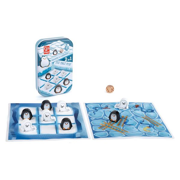 Tic-Tac-Toe / Snake and Ladders 2-in-1 Game