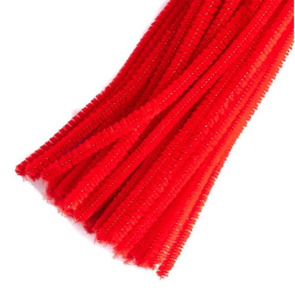 12 in. Pipe Cleaners - Red
