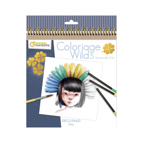 Carnet de coloriage Collector Wild 5