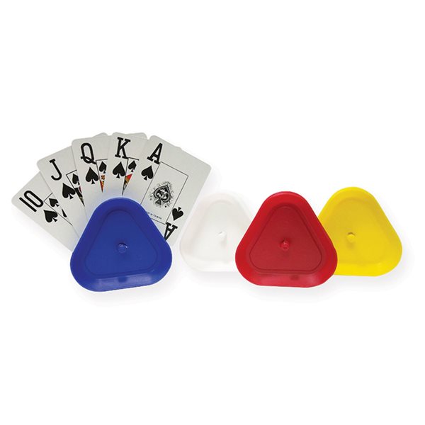Support triangulaire pour cartes à jouer