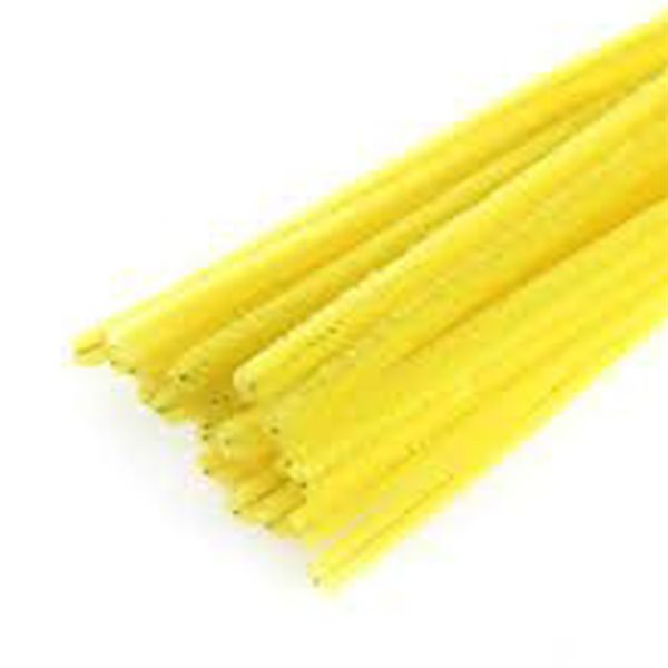 12 in. Pipe Cleaners - Yellow