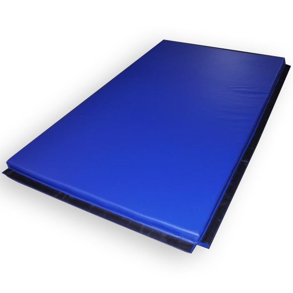 Matelas de sol pour Tumbling exercices avec 4 bandes velcro - 48 x 72 x 2 po - Bleu 