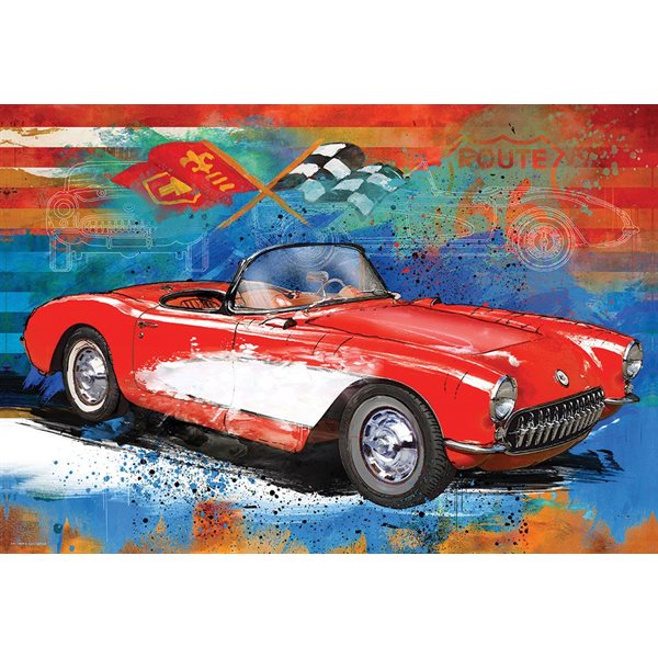 550 Pieces – Corvette Cruising Puzzle