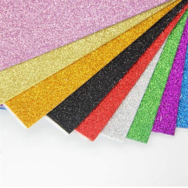 Glitter Foam Sheet - Pink