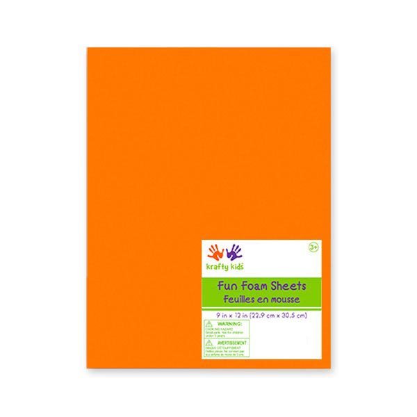 Foam Sheet - Orange