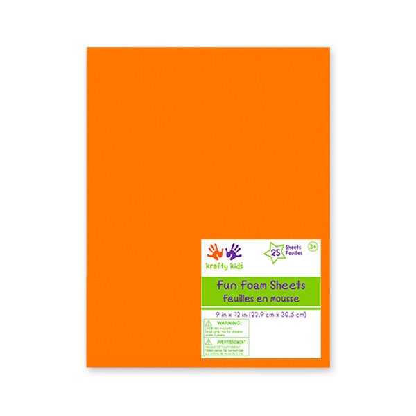 Foam Sheet - Orange