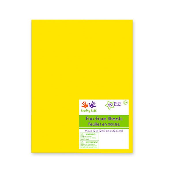 Foam Sheet - Yellow
