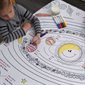Nappe à colorier Les planètes - 114 x 114 cm