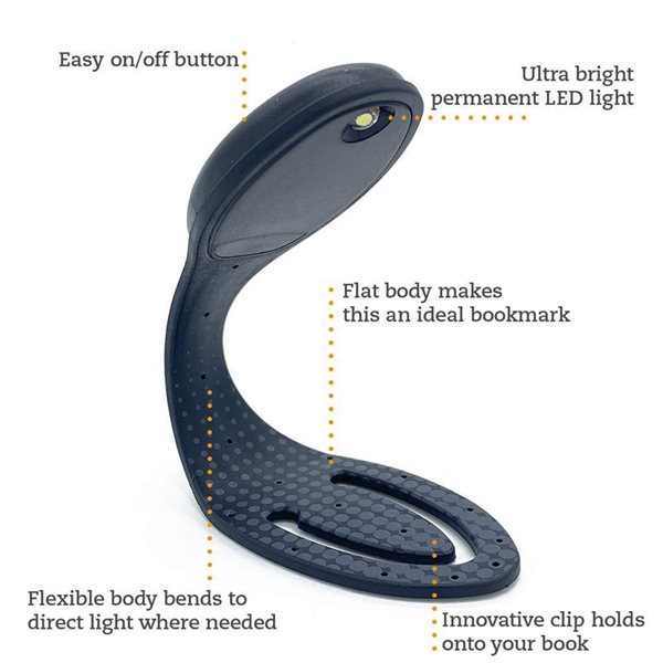 Lampe de lecture flexible Flexilight Original Black