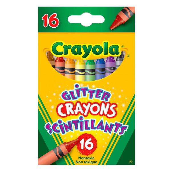 Crayons de cire scintillants