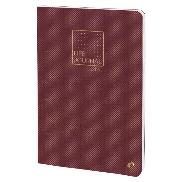 Carnet de notes Life Journal Dots Slim - Brique