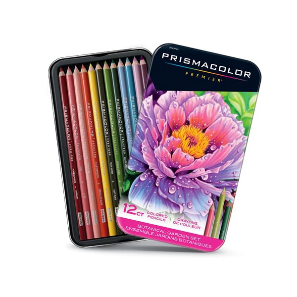 Crayons à colorier en bois Premier® - Ensemble Jardins botaniques