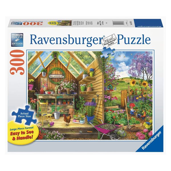 300 Pieces - Gardener's Getaway Jigsaw Puzzle