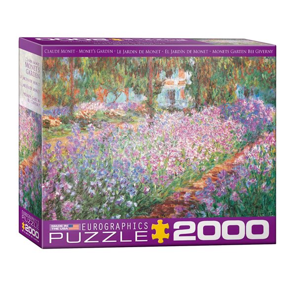 2000 Pieces – Monet’s Garden Jigsaw Puzzle