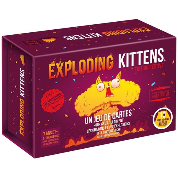Jeu Exploding Kittens - édition festive (VF)