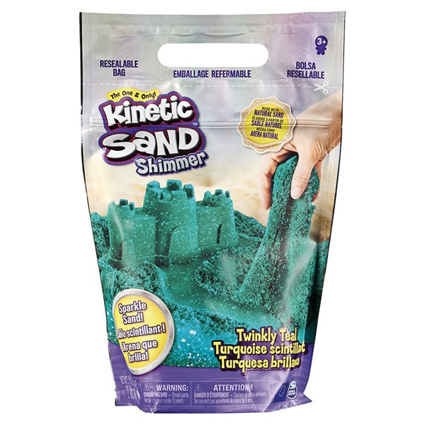 Sable Kinétic Sand™ (2 lb) Turquoise brillant