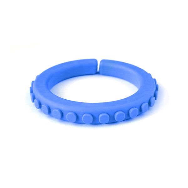 Bracelet à mâchouiller Lego Ferme - Bleu