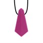 Collier à mâchouiller pendentif - Souple Magenta