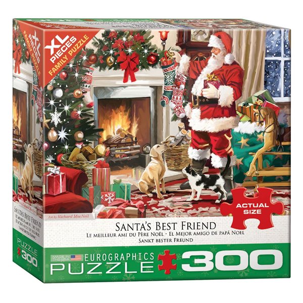 300 XL Pieces – Santa’s Best Friend Jigsaw Puzzle